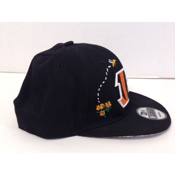 Cincinnati Bengals New Era 9Fifty Hat Cap Unisex Black Snapback Embroidered - Picture 2 of 8